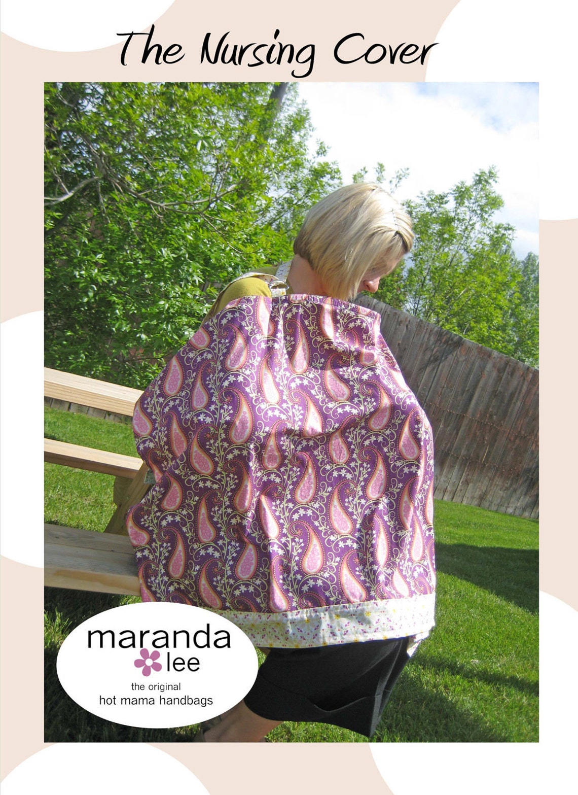 Nursing Cover Sewing Pattern PDF Pattern Easy Nursing Etsy