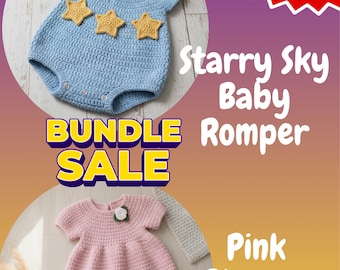 Häkelanleitung – Babystrampler & Babykleid - PDF Download