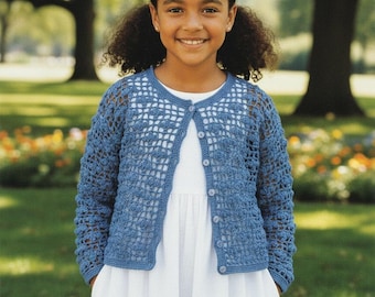 Anleitung für eine gehäkelte Jacke für Kinder – PDF-Download