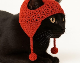 Häkelanleitung für eine Katzenhaube