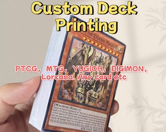 Custom Card Deck Printing – Print Your Original Card Game / MTG / Trading Cards