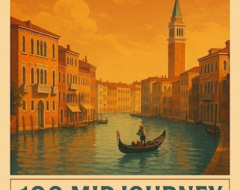 WanderPrompt: 100 Midjourney Vintage Travel Poster Prompts