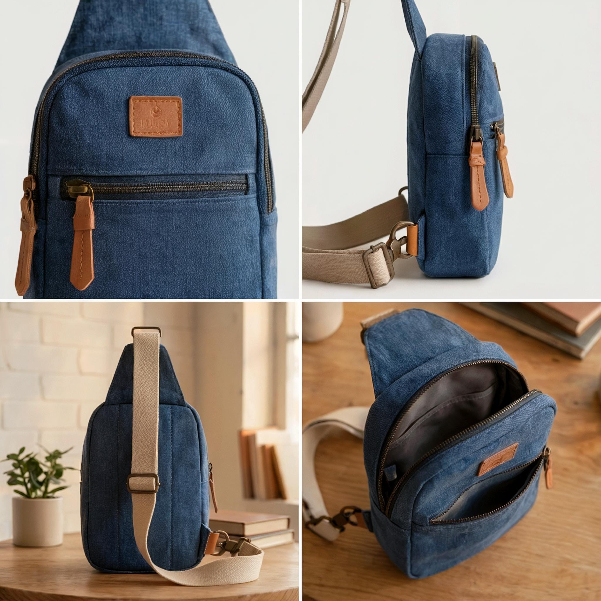 Retro Sling Bag Sewing Pattern PDF | Easy Unisex Crossbody Bag | Retro ...