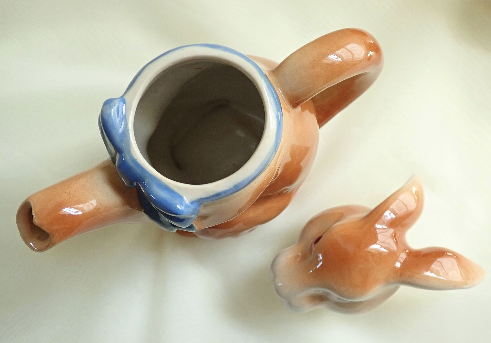 Vintage Bunny Rabbit Teapot Cream Lidded Sugar Set Japan Etsy