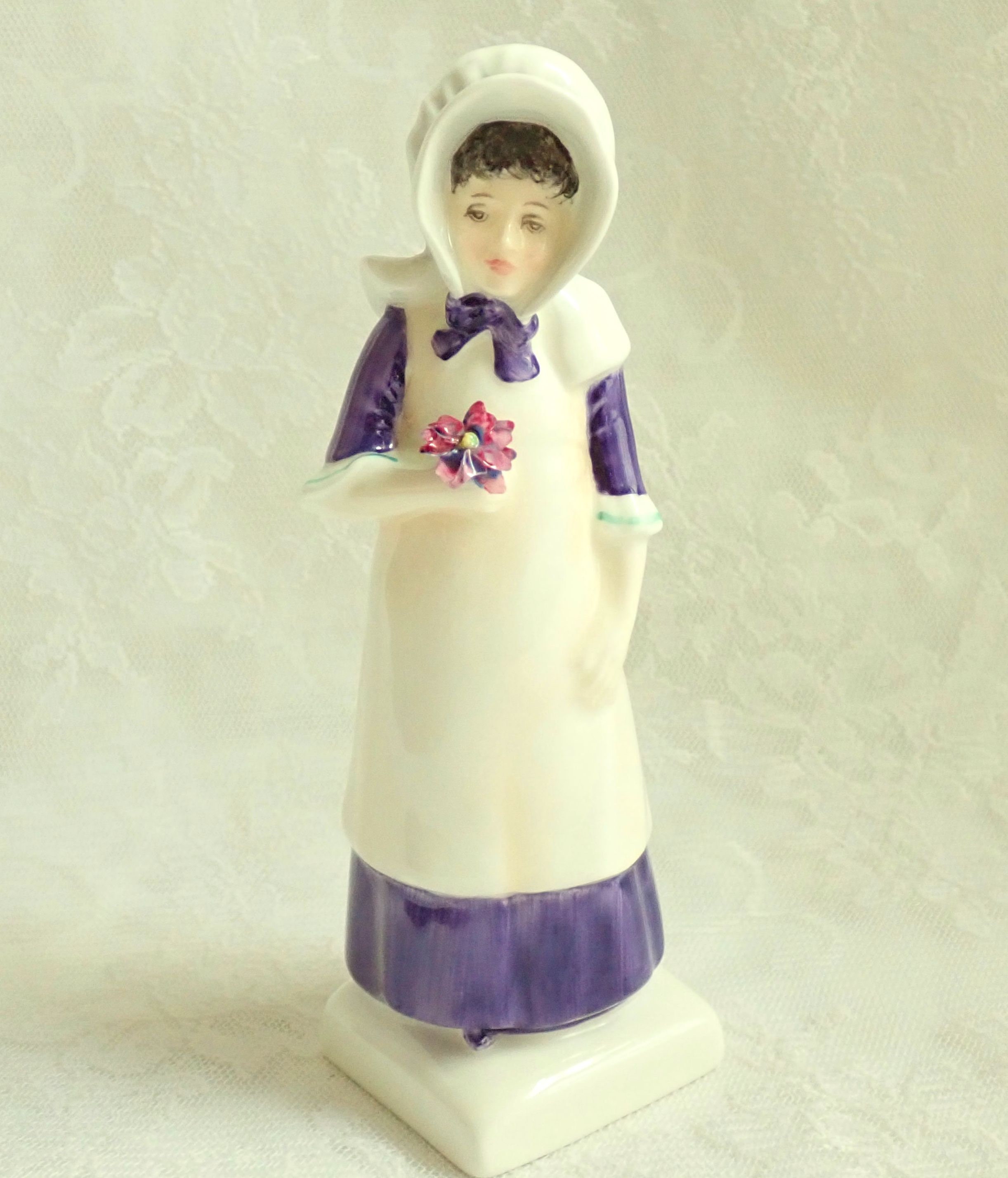 Vintage Royal Doulton Anna Porcelain Girl Figurine HN2802 Kate Etsy