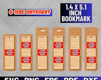 Bookmark Sleeve Template: Holder, Envelope & Display Card SVG (Digital Download)