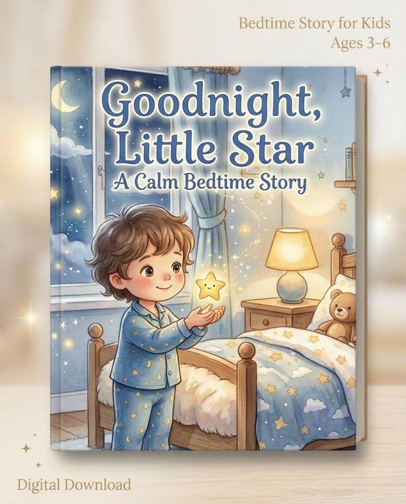 Histoire du soir enfant 3-6 ans | Livre pour dormir enfant | Histoire calme enfant | Livre PDF enfant | Téléchargement instantané