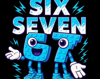 Steal a Brainrot Six Seven Italian Brainrot Kids Gaming Meme PNG, Baseball Number, Six Seven Ice Cream Drip 67 Meme Gen Alpha Slang PNG