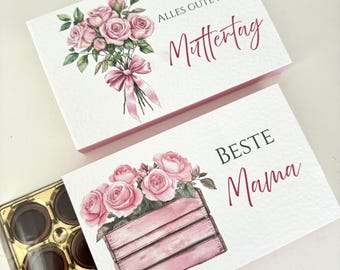 Personalisierte Toffifee Banderole | Geschenk für Mama | Muttertag Schokolade | Beste Mama Geschenk