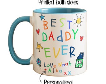 Personalised Best Daddy Ever Mug – Custom Father’s Day Gift from Kids
