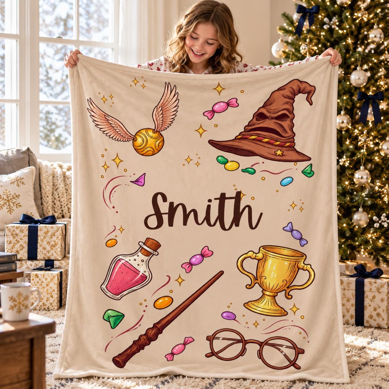 Harrypotter Blanket - Etsy
