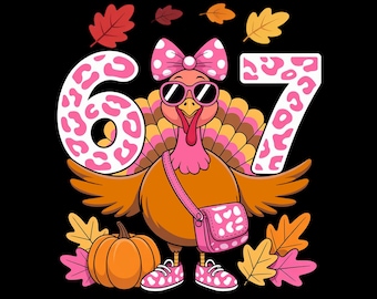 67 imágenes PNG divertidas de pavos para el Día de Acción de Gracias, diseños de pavos para sublimación, diseños de Acción de Gracias de Gen Alpha en tendencia, descarga digital de otoño