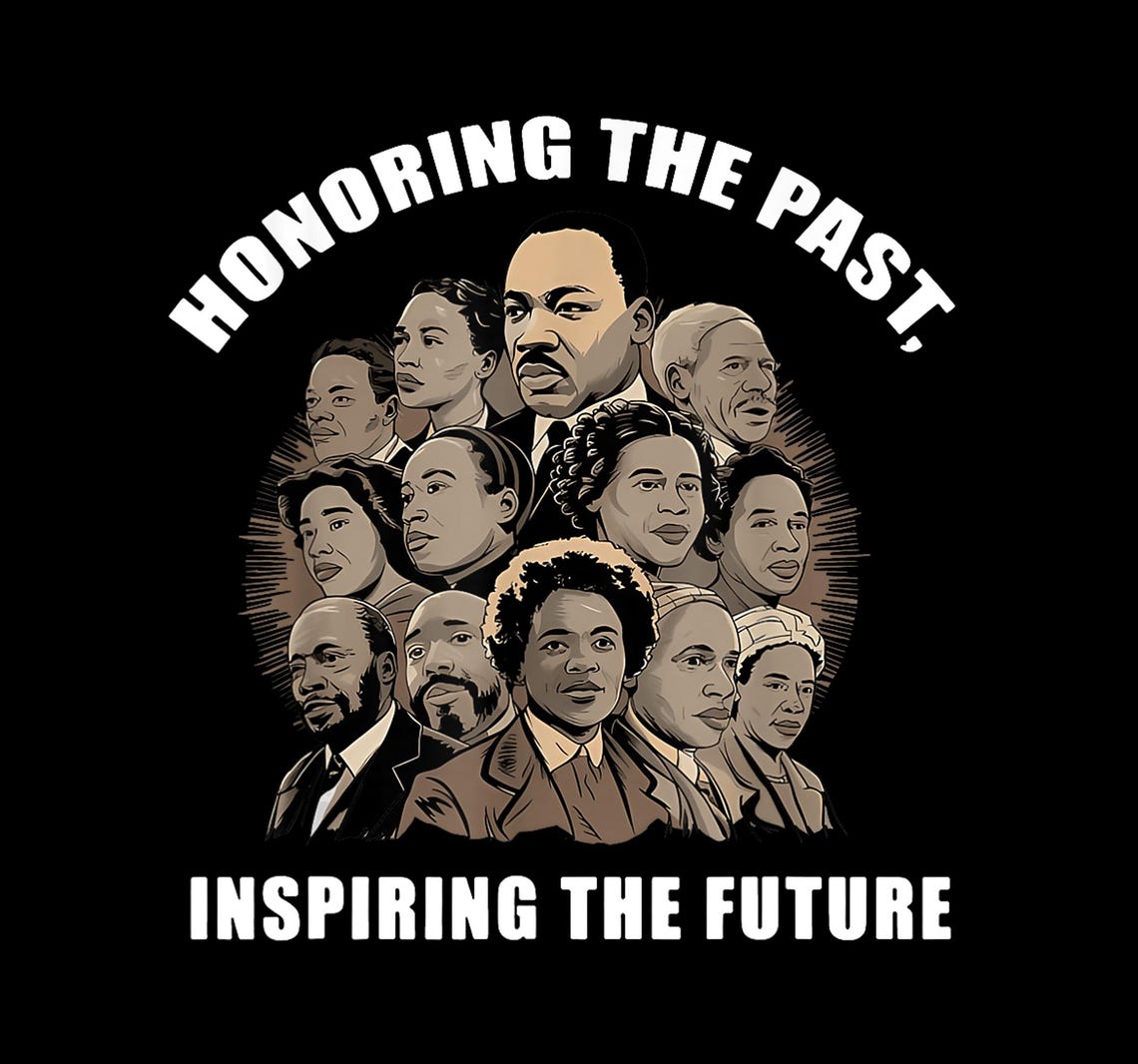 Honoring the Past Inspiring the Future PNG, Black History Leaders Png ...