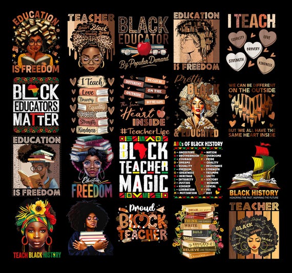 Teacher Black History Bundle Png, Afro American Png, Teacher Black History Month Png, Afro Black History Matter, Black History Teacher