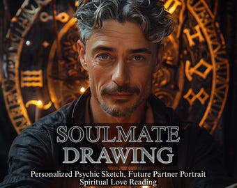 Dibujo de almas gemelas y lectura psíquica del amor: descubre a tu futura pareja / Boceto personalizado de almas gemelas, visión intuitiva