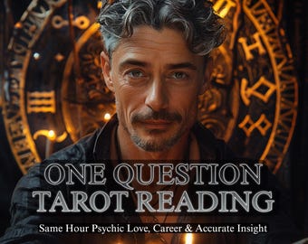 One-Question Psychic Tarot Reading | Very Detailed Same-Hour Answer | Deep Intuitive Guidance, Fortune & Energy Insight