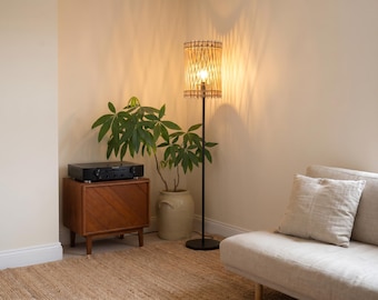 Wooden Floor Lamp - Vincent the Incandescent - Standing Light - Wood Floor Lamp - Stehlampe Holz