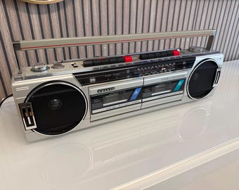 Sanyo M-W715L Vintage Boombox Radiorecorder/Ghettoblaster-Top Zustand- Volledige functies