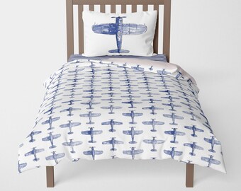 Airplane Duvet Cover Etsy