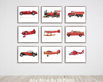 Collection of Nine 8x10 vintage prints of your choice