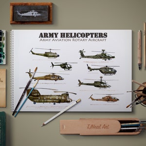 Army Aviation Rotary Aircraft - Horizontal option
