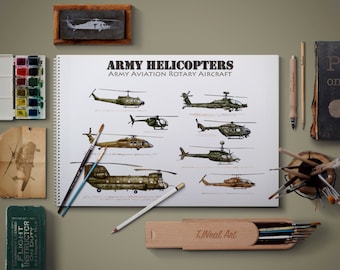 Army Aviation Rotary Aircraft - Horizontal option