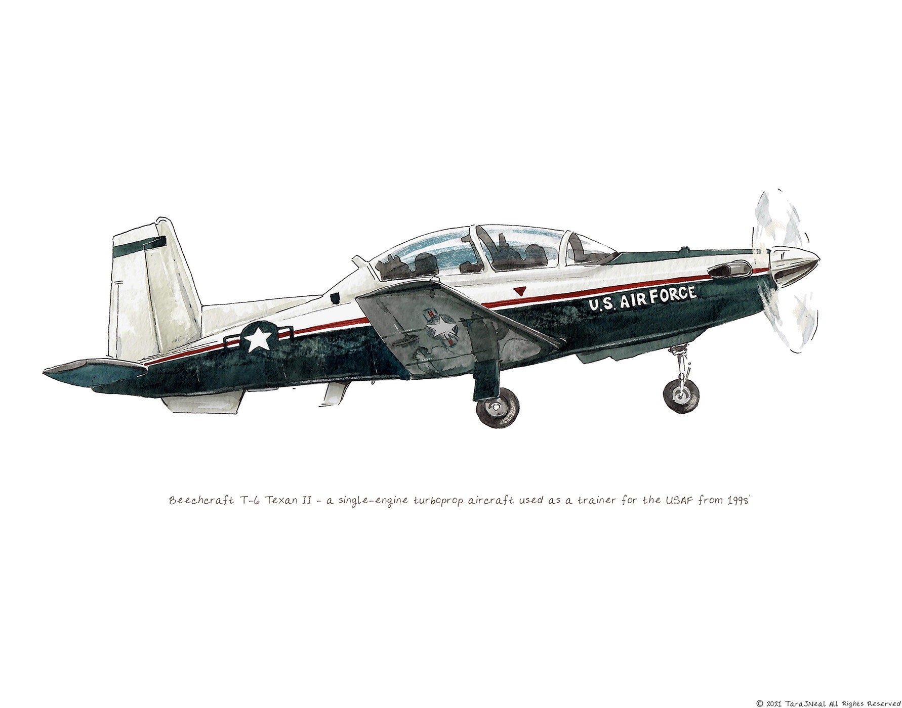 T-6B Texan II Turboprop Trainer > United States Navy > Displayy-FactFiles