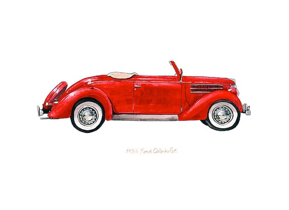 額装済アートポスター 額装済アートポスター クラッシックカー