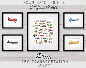 Four 8x10" Prints of Your Choice plus an ABC Transportation 16x20"