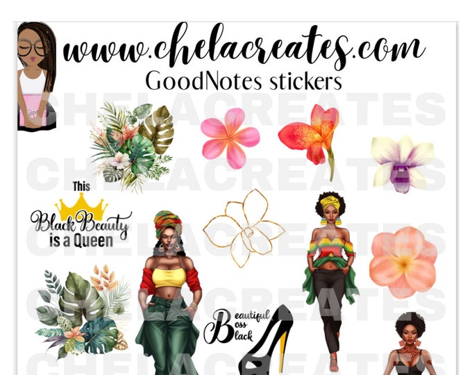 Brown Skin Beauty Goodnotes