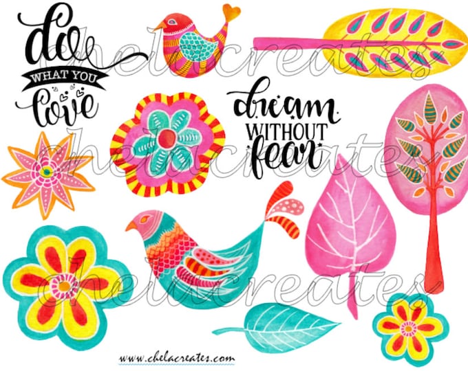 Folk Art Do What You Love Printable