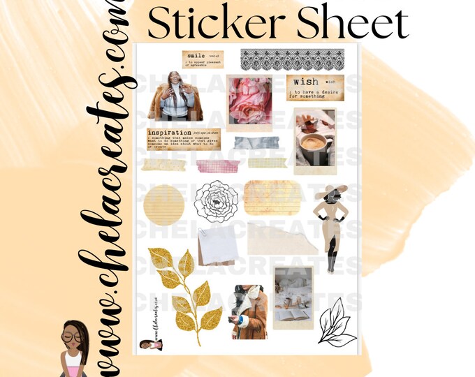 Smile Daily GoodNotes Ready Sticker Sheet