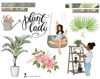 Plant Lady .....Printable Collage Sheet