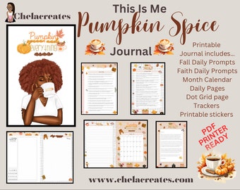 This is Me Pumpkin Spice Fall Journal