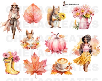 Fall In Love 5 page  PDF Kit