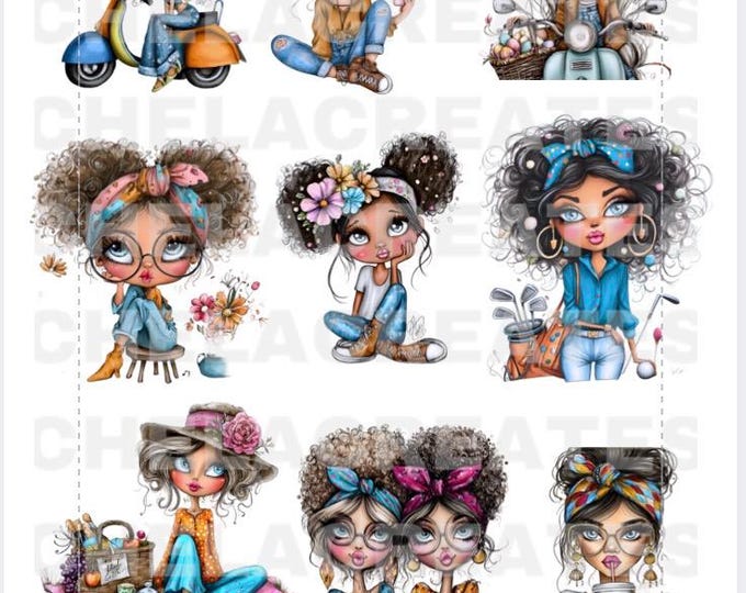 So Cute…. DIY Sticker sheet print, cut today PDF