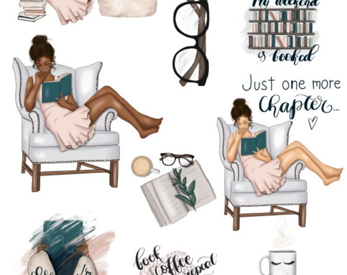 PRINTABLE Ssh I'm reading sticker set