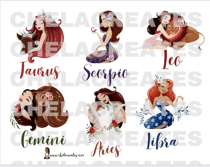 Zodia girls PDF and PNG Printable