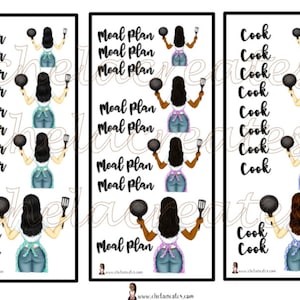 Meal Planning... Planner/ Hobonichi weeks Printable Stickers