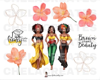 Brown Sugar Beauty ….. 7 page PDF Printable