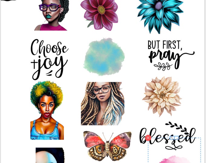 I Choose Joy ….GoodNotes Sticker Sheet