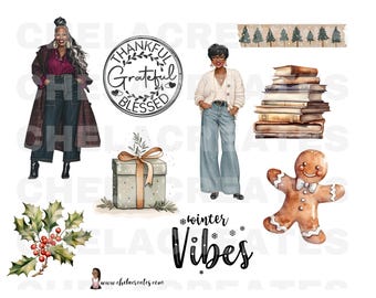 Winter Is Here…… includes 7 printable PDF in Large And small and PNG file