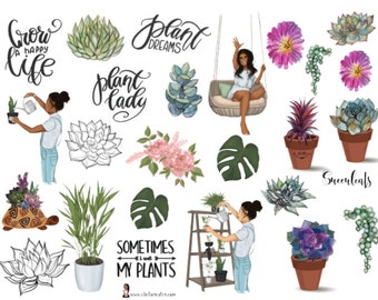 Plant Lady Mini....Printable Collage Sheet