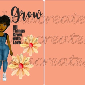 GROW FAITH..... Half Letter Disc / Planner Cover
