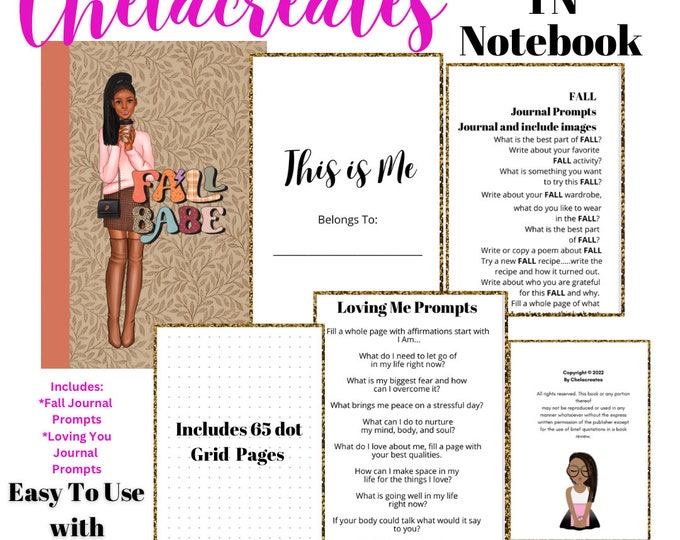 This Is Me Fall Digital Journal GoodNotes IPad