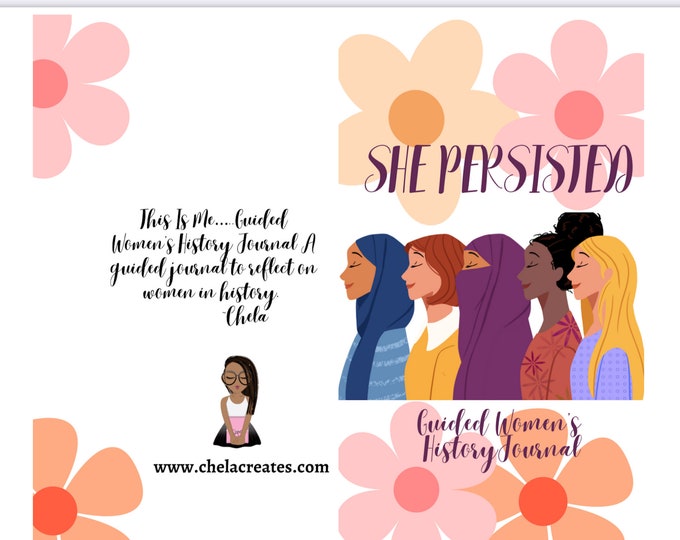 She Persisted …. Women’s History Month PDF PRINTABLE  Journal