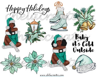 Mint Christmas and  FREE Journaling Prompts....PRINTABLES