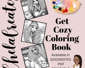 Chelacreates Get Cozy Coloring Book