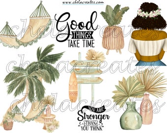 Boho Beach Journaling ds  Kit PRINTABLE