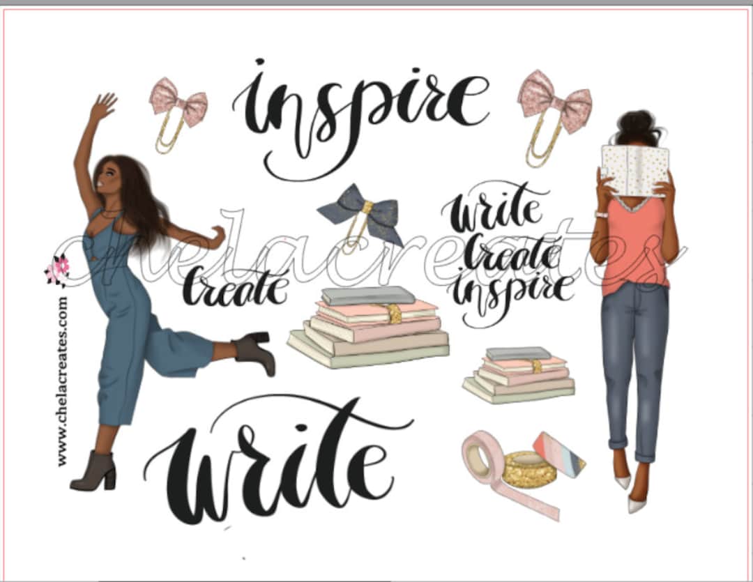 Write and Inspire....print and Cut - Etsy